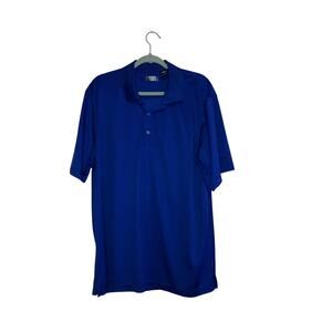 Izod Royal Blue Golf Polo Size Large Mens